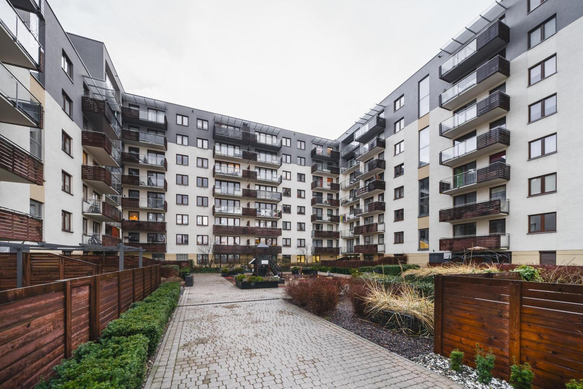 クラクフApartament Z Tarasem Oraz Podziemnym Parkingiemアパートメント エクステリア 写真